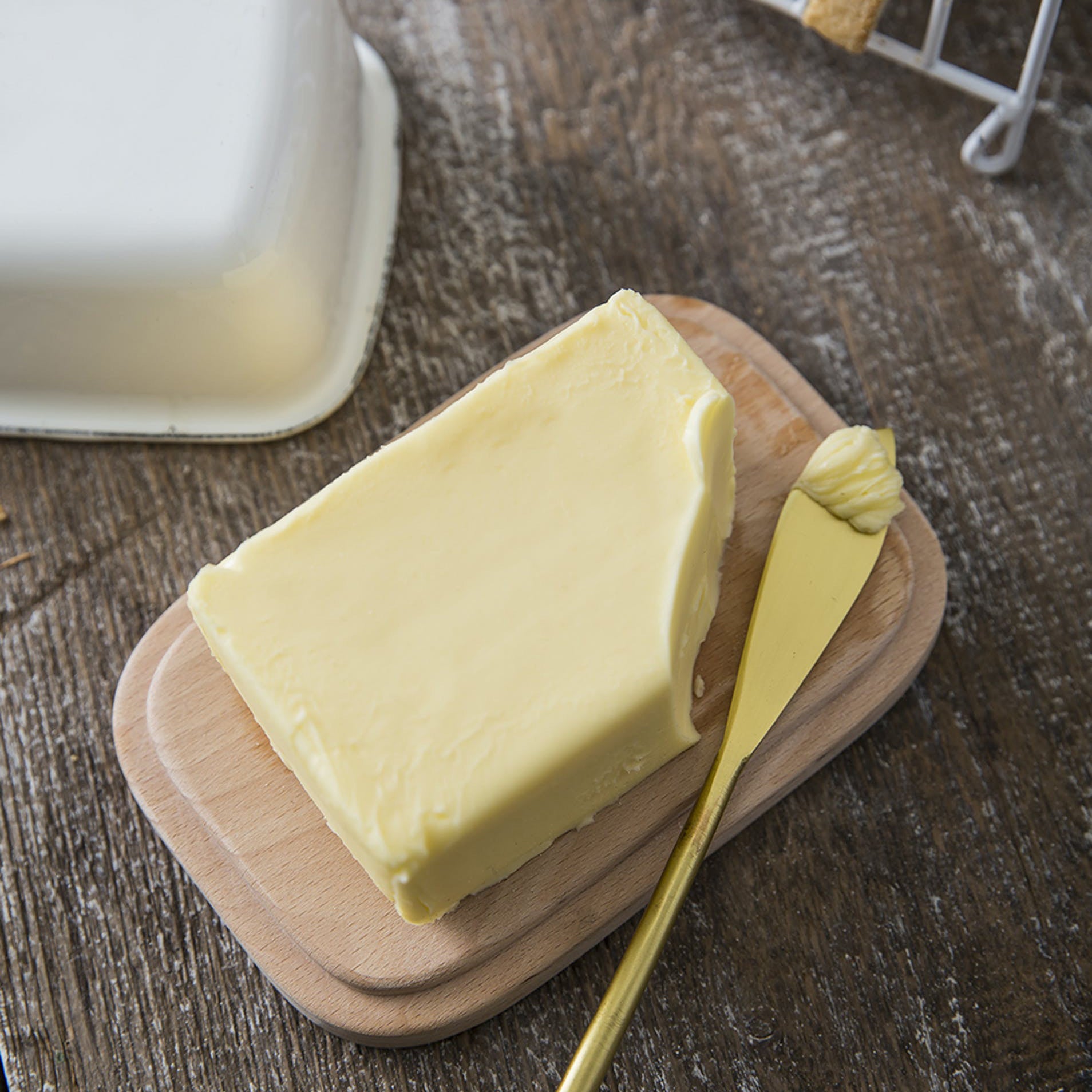 Enamel Butter Dish