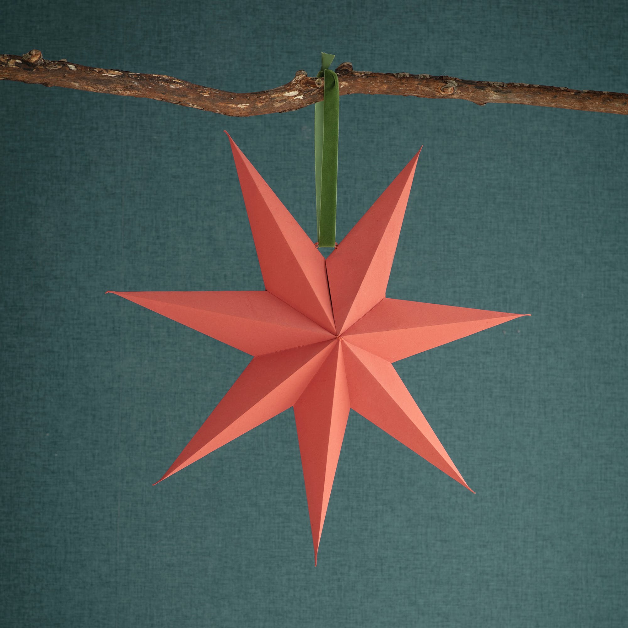 Cotton Paper Hanging Star