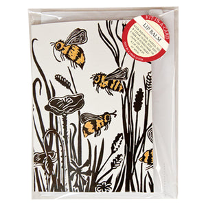 Beeswax Lip Balm Making Kit in Bee Greetings Card