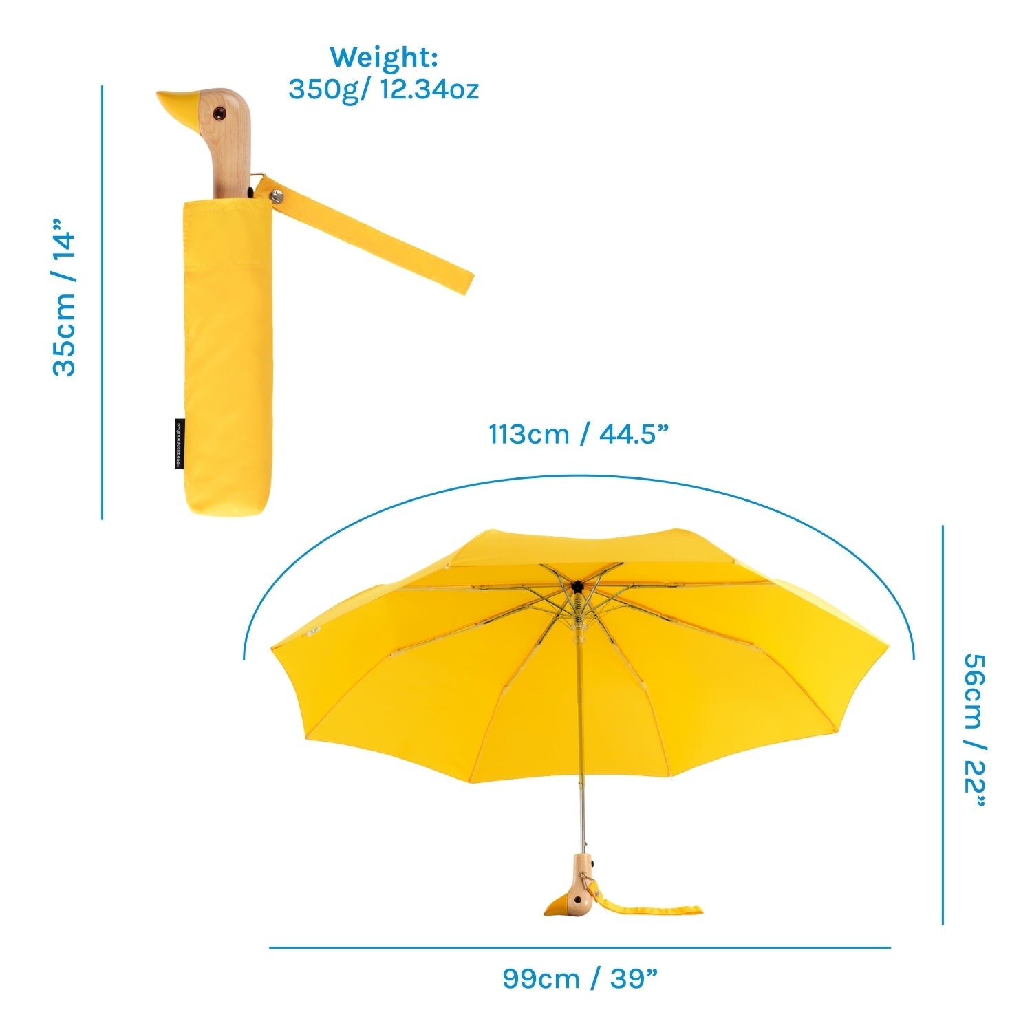 Duckhead Eco-friendly Umbrella, Recycled Fabric