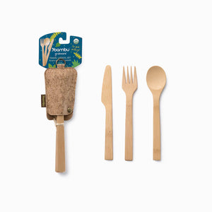 Bamboo Cutlery Set & Cork Case