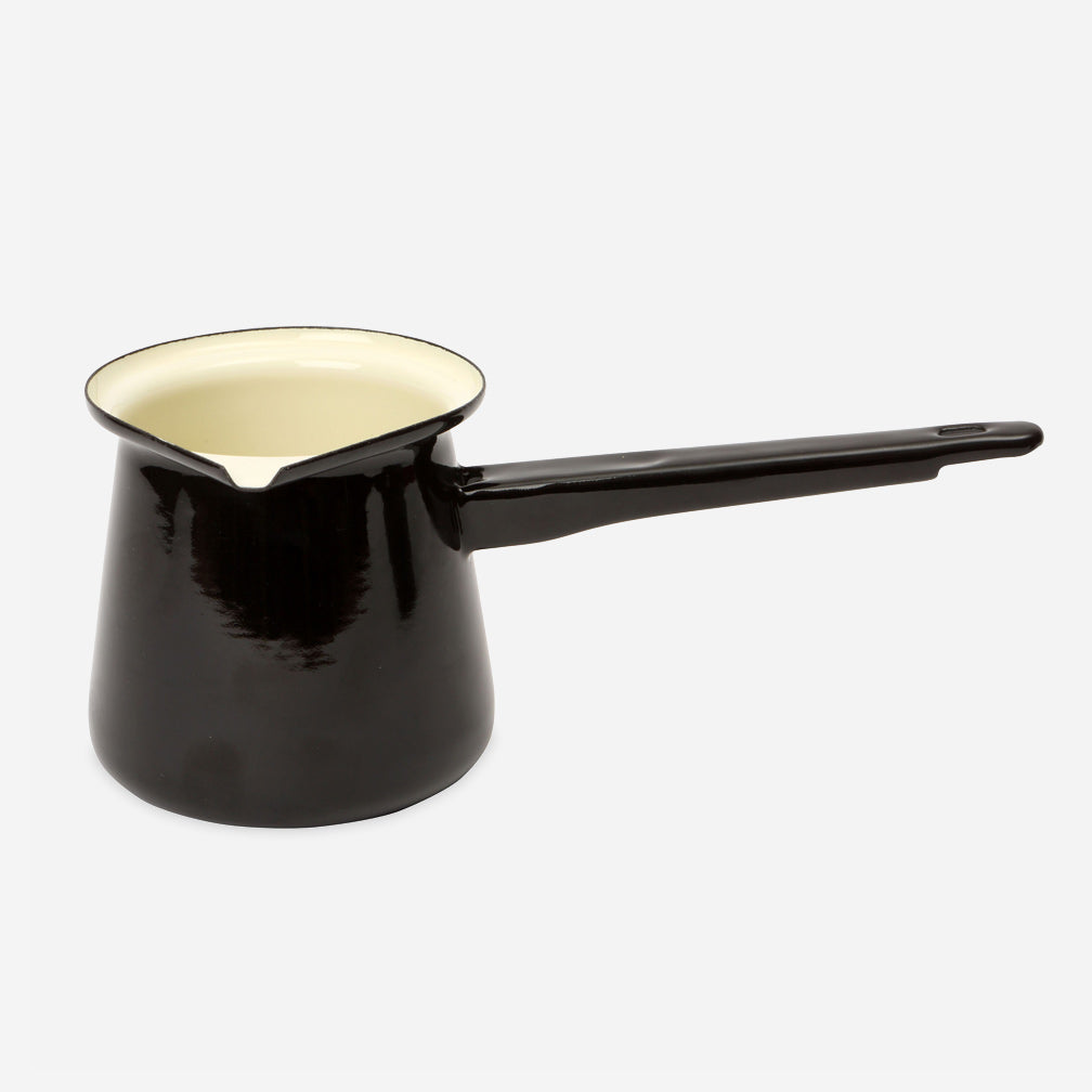 Turkish Enamel Coffee Pot / Saucepan