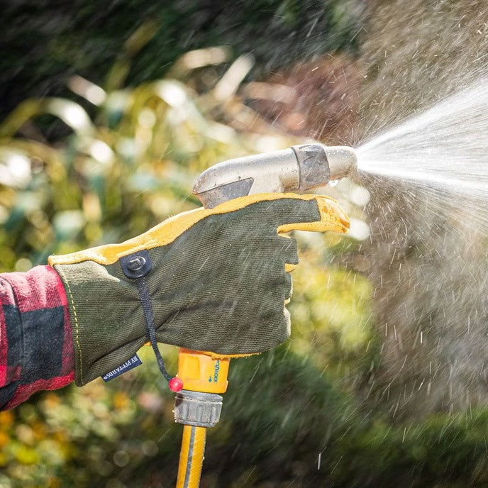 Premium Leather Stretch Garden Gloves