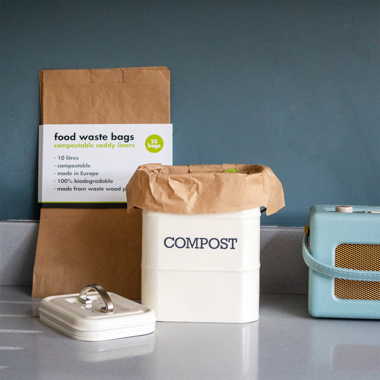 Compostable Paper Food Waste bags