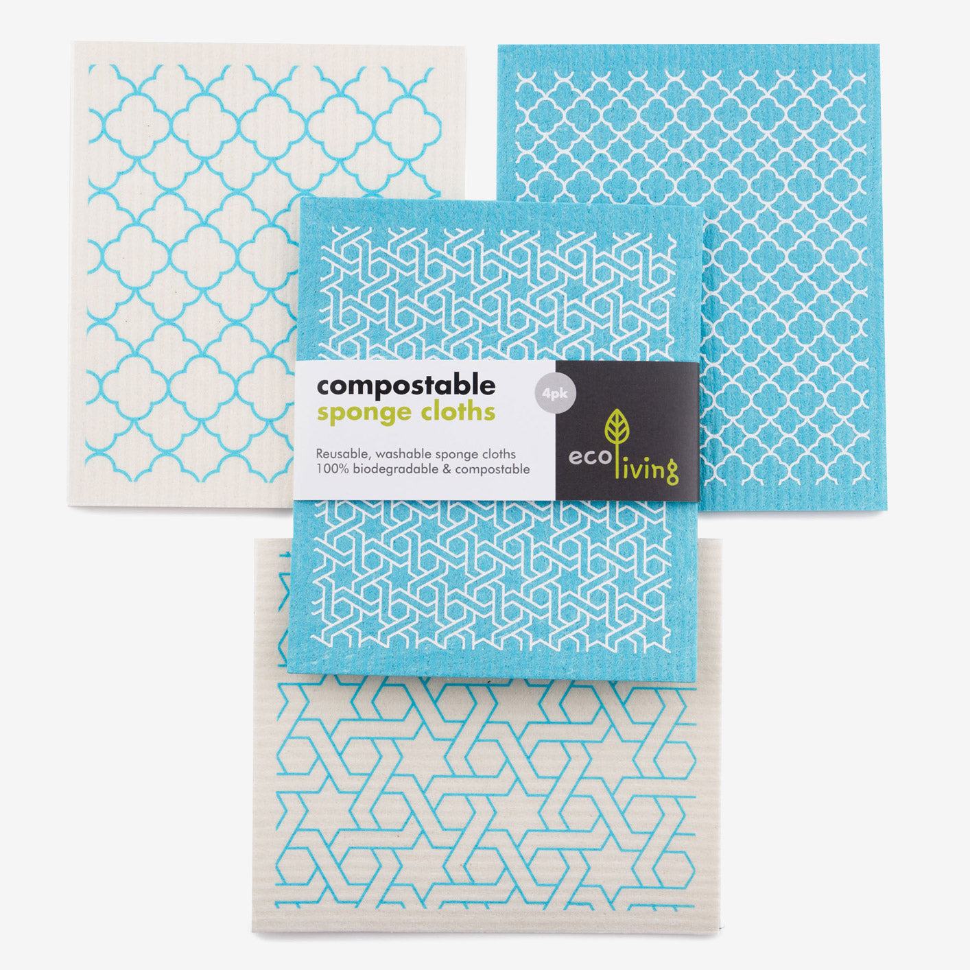 Snazzy Compostable Sponge Dishcloths