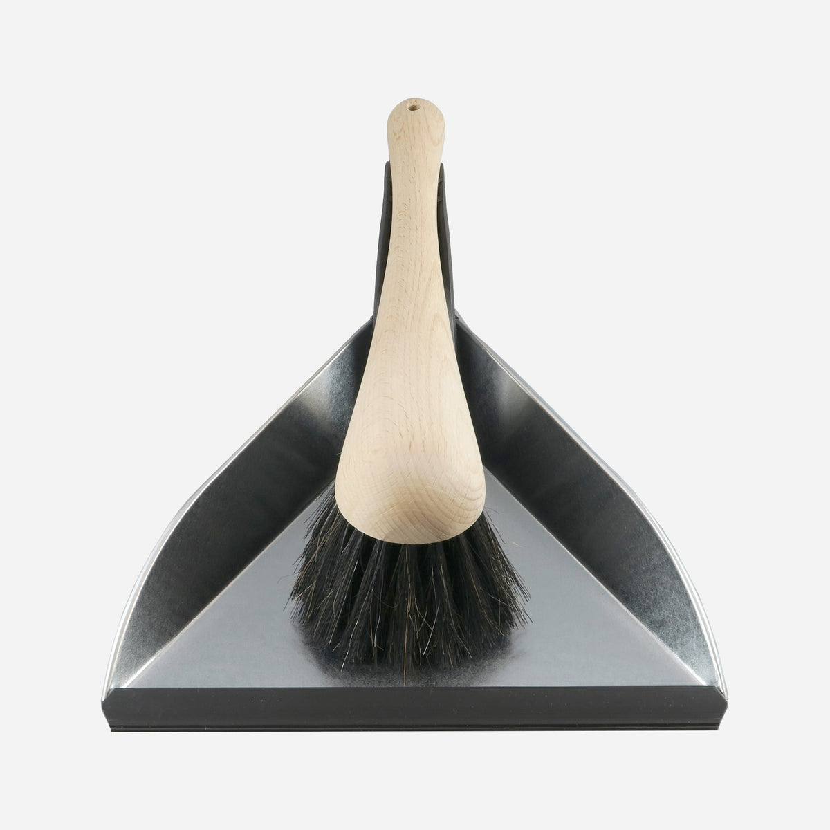 Dustpan and Brush, Beechwood and Steel