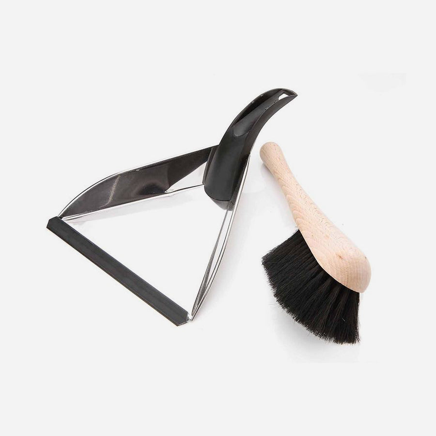 Dustpan and Brush, Beechwood and Steel