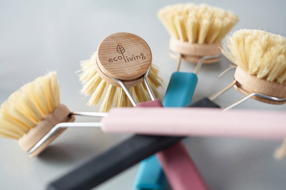 Wood & Silicone Dish Brush