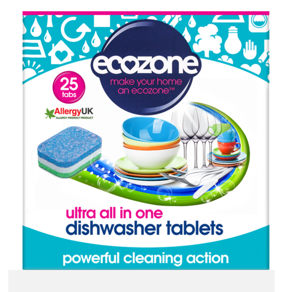 Dishwasher Tablets, Biodegradable Wrappers