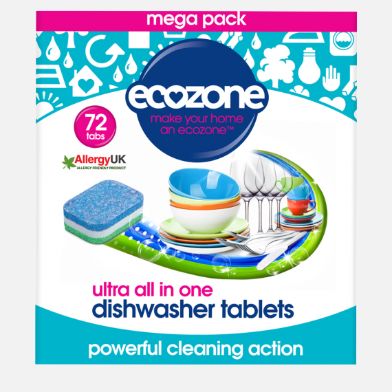 Dishwasher Tablets, Biodegradable Wrappers