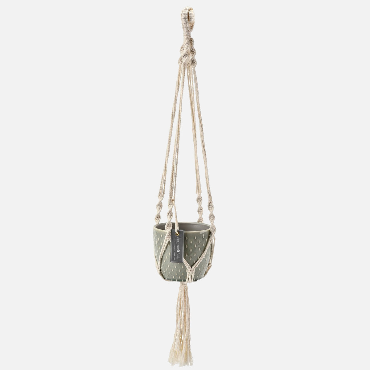 Macrame Indoor Hanging Plant Pot