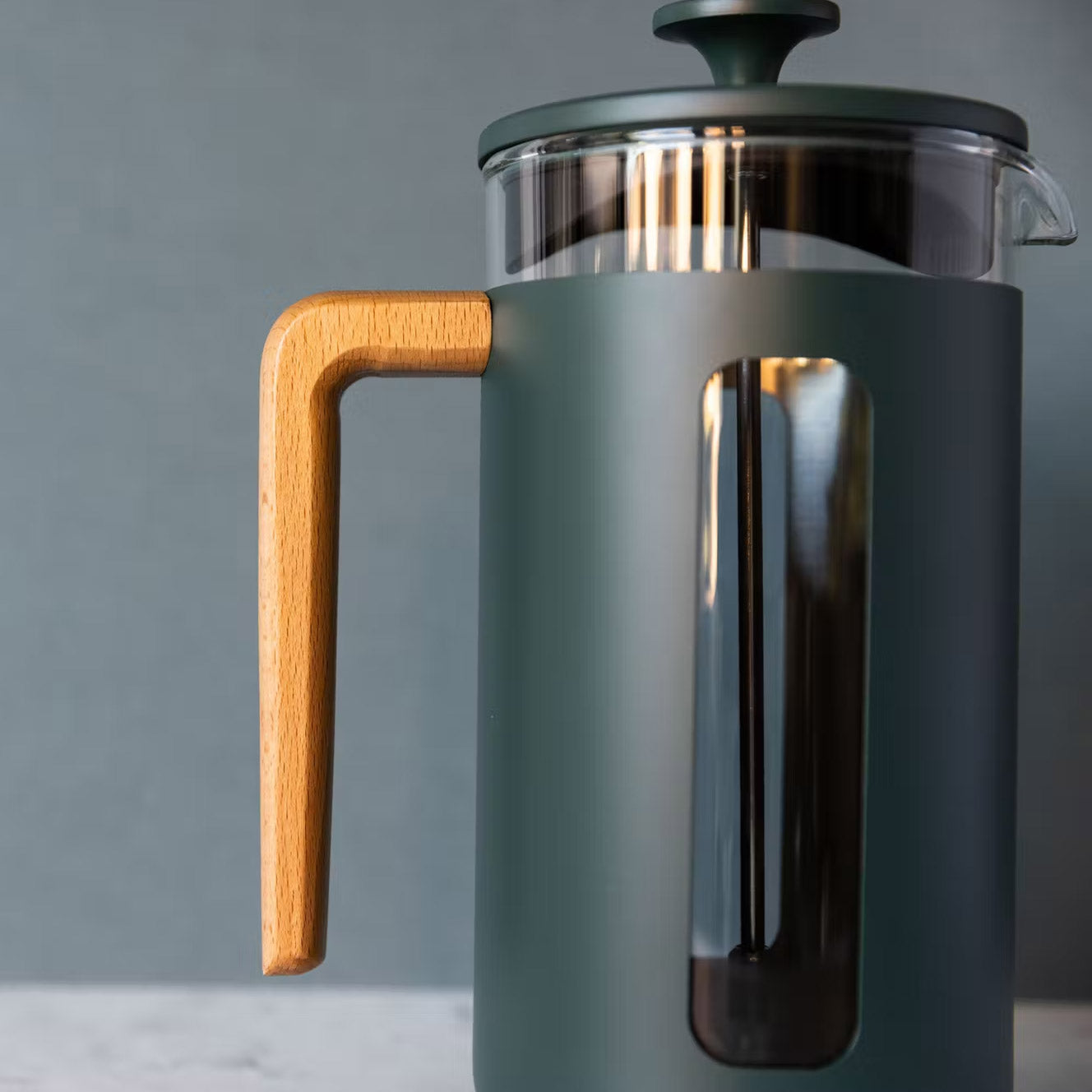 Pisa French Press Cafetières, Wooden Handle