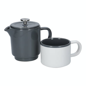 Ceramic Cafetiere Coffee-for-one Pot