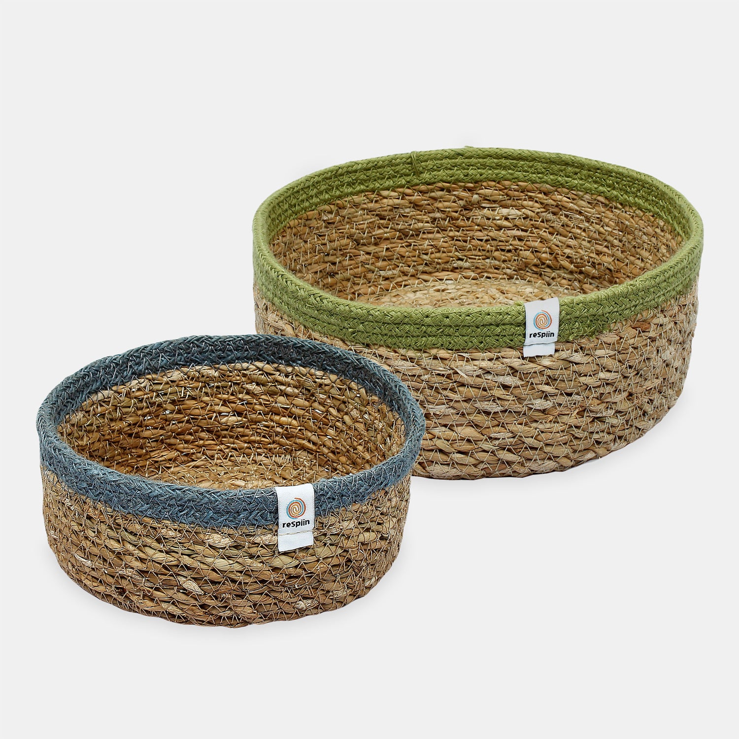 Seagrass & Jute Storage Baskets