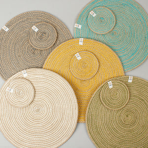 Jute Spiral Table Placemats