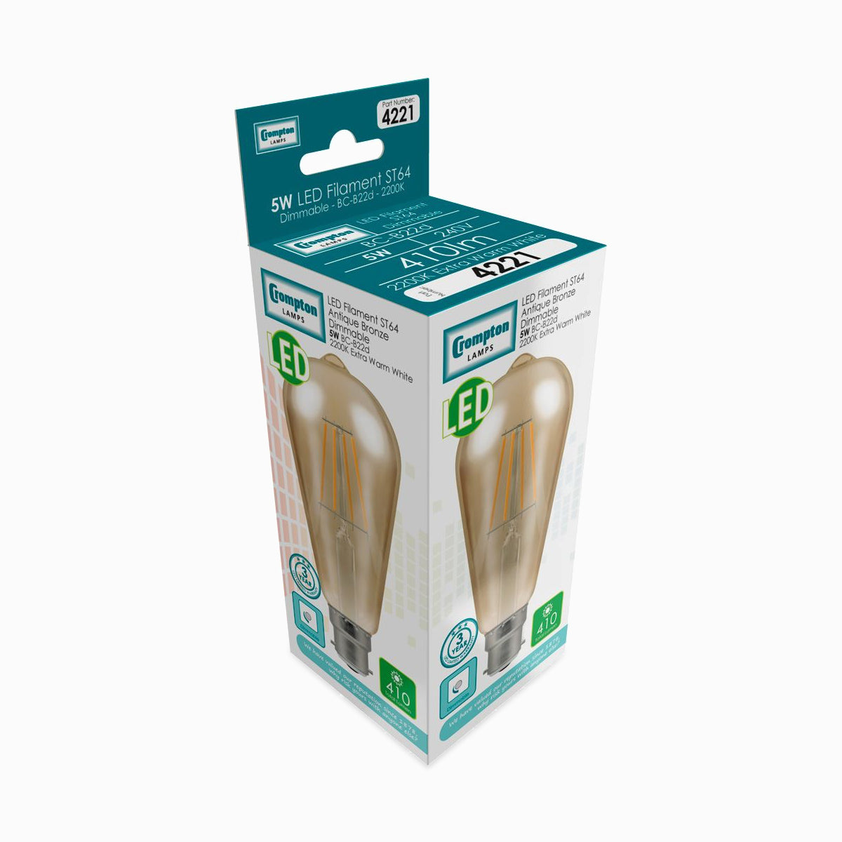 LED Filament Squirrel Bulb