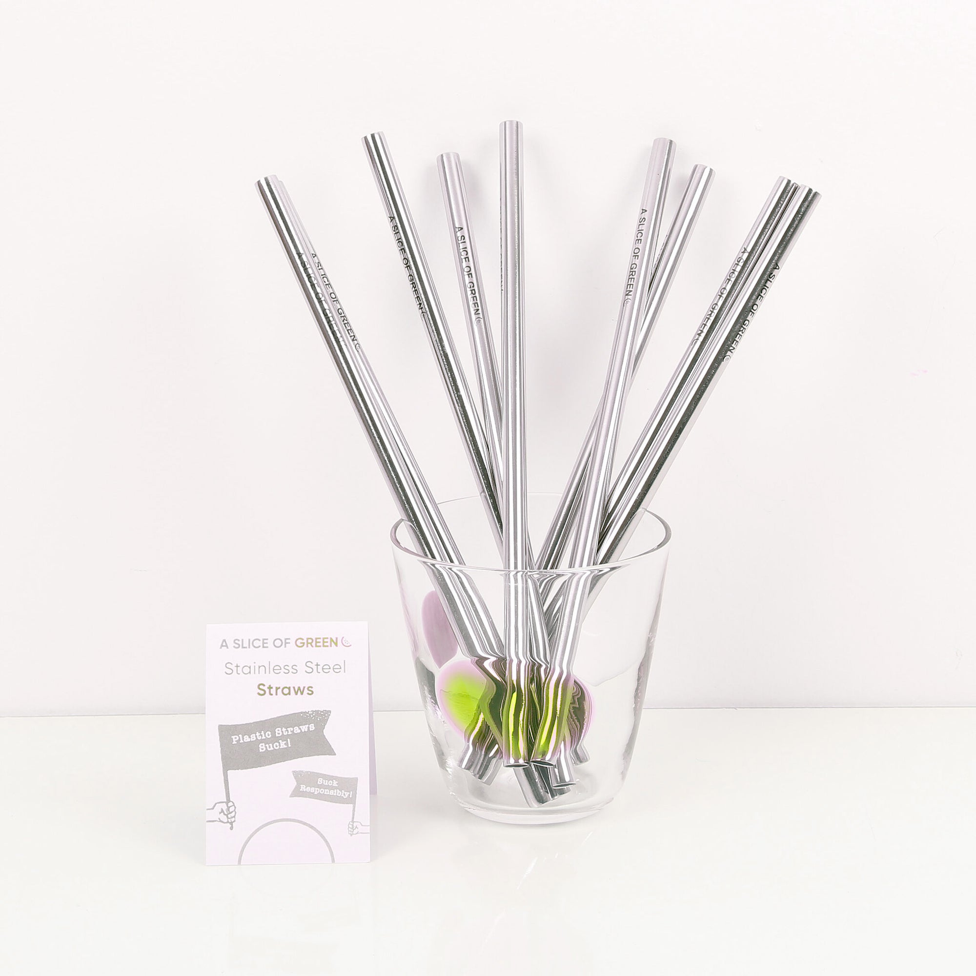 Single Stainless Steel Straw