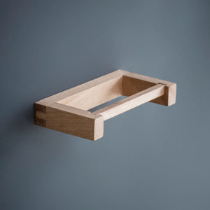Wall-mount Wooden Toilet Roll Holder