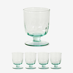 Broadwell Wine Glasses, 100% recycled glass