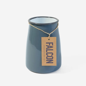 Falcon Enamel Utensil Pot / Toilet Brush Pot