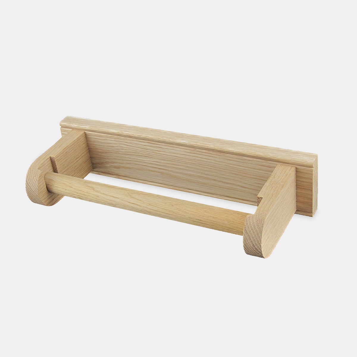 Oak Kitchen Roll Wall Holder
